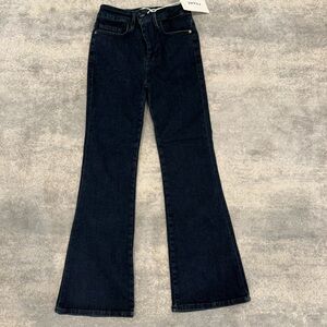 NWT Frame Denim Dark Flare Jeans- size 1